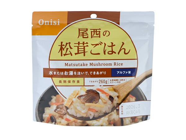 アルファ米 松茸ごはん-01