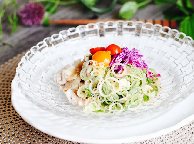 食塩無添加ほうれん草素麺200g-03