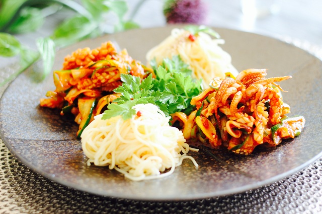 食塩無添加とまと素麺200g-03